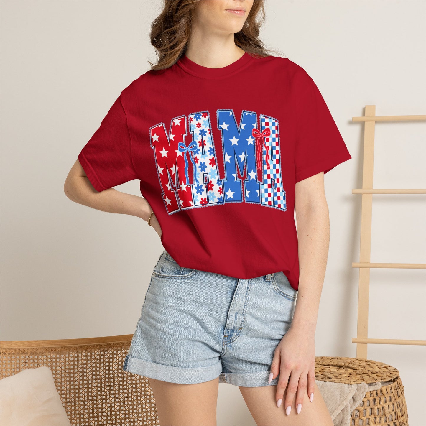 Red, White & Blue Mama T-shirt