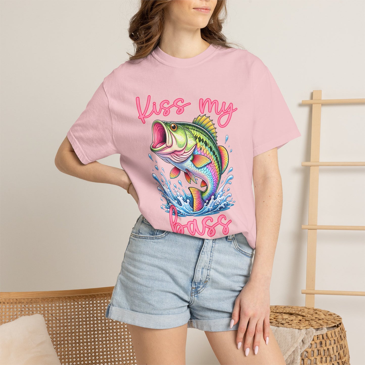 Rainbow Bass Fish T-shirt