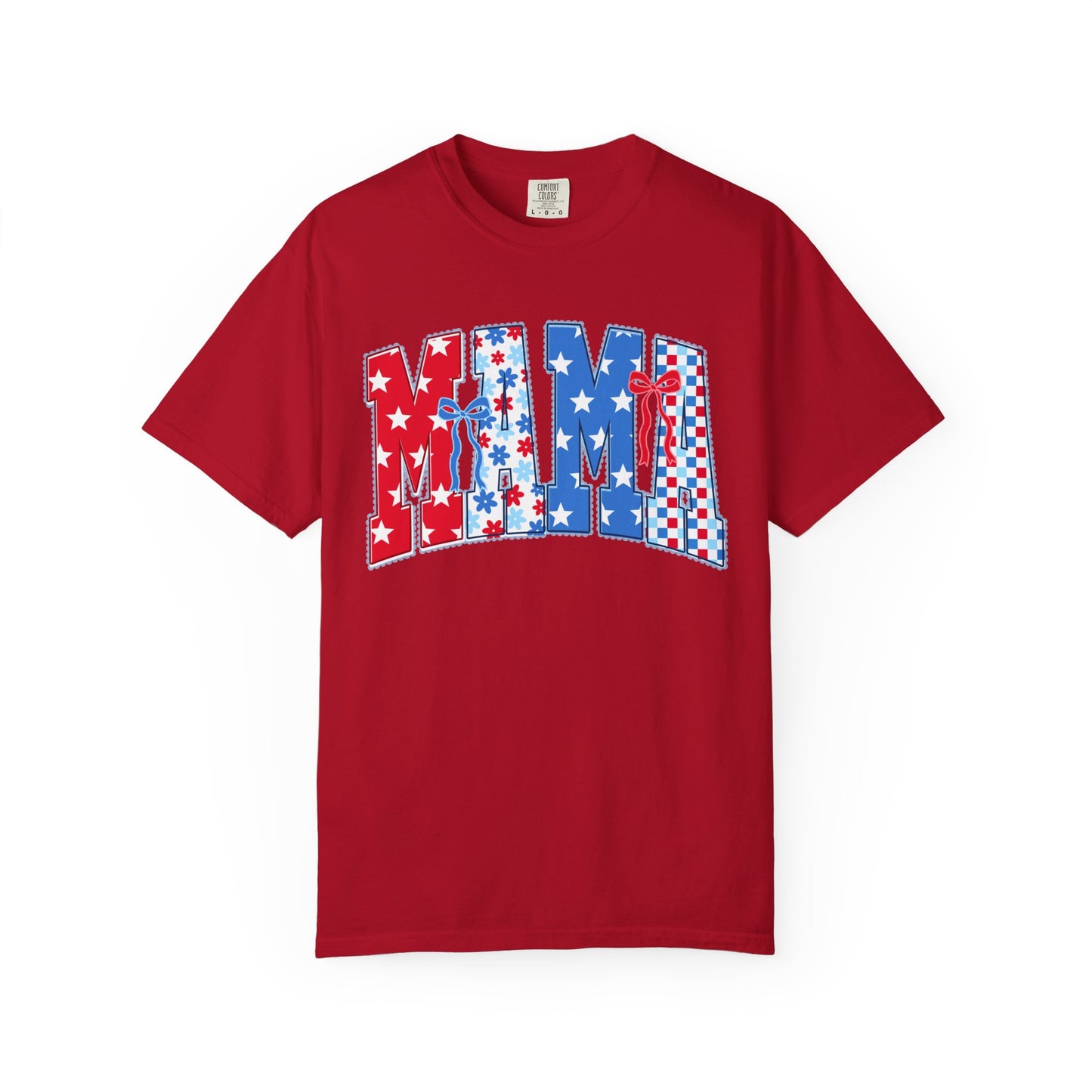 Red, White & Blue Mama T-shirt