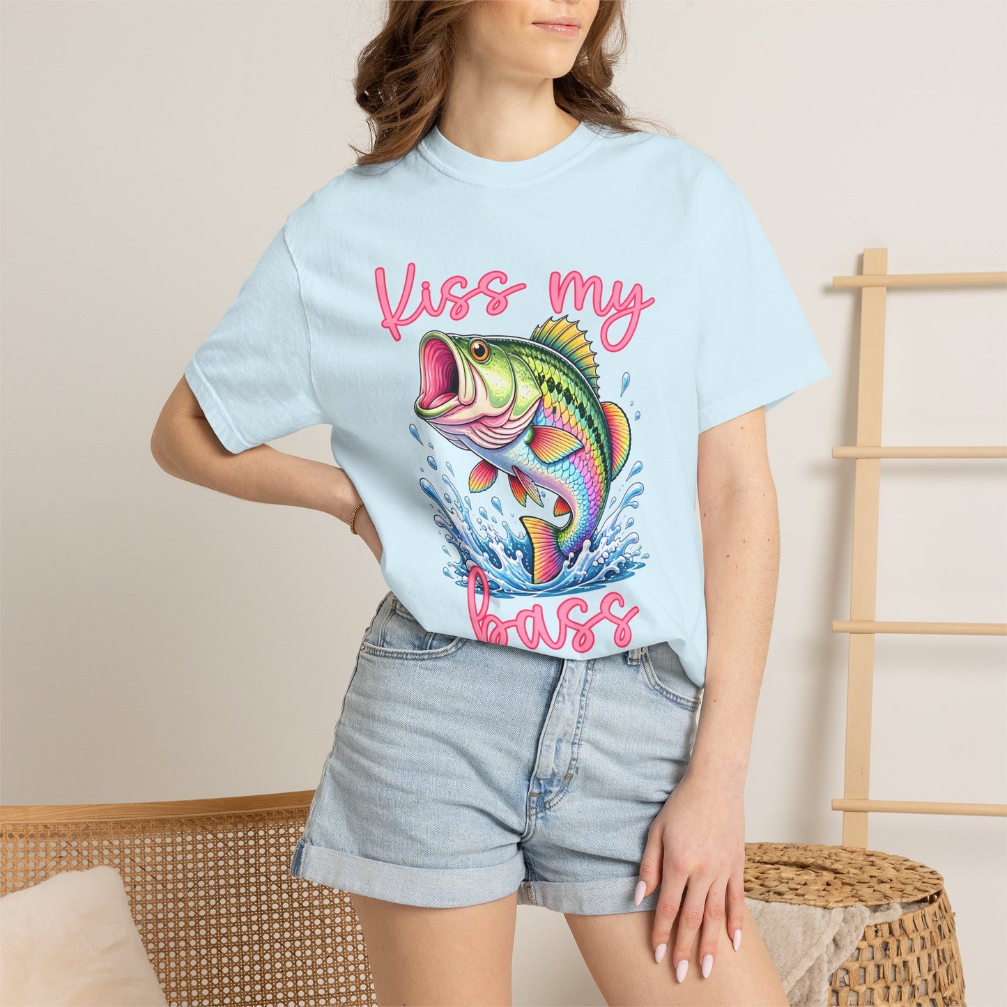 Rainbow Bass Fish T-shirt
