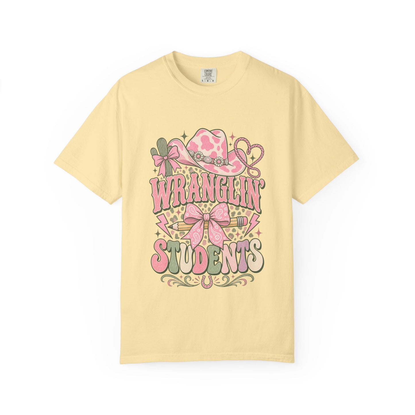 Wranglin’ Students Retro Western T-shirt