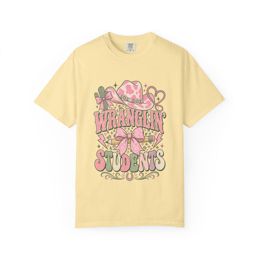 Wranglin’ Students Retro Western T-shirt