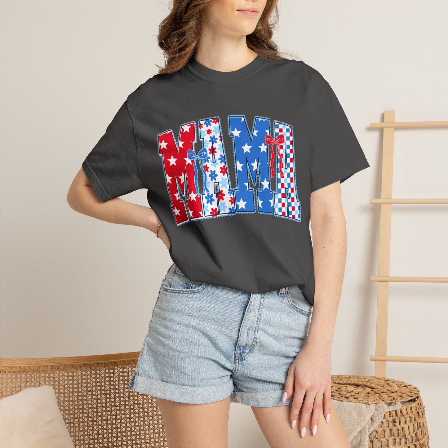 Red, White & Blue Mama T-shirt