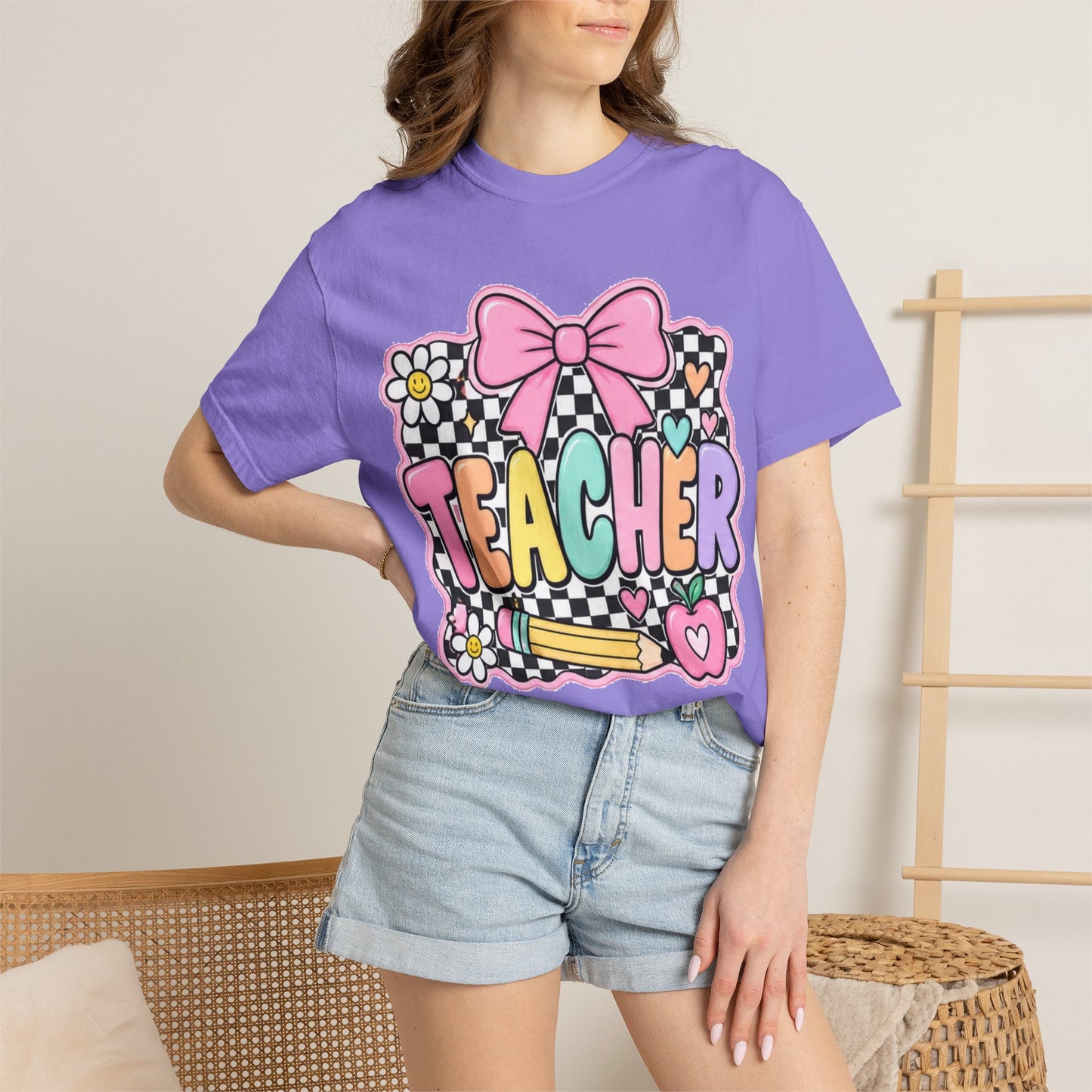 Retro Teacher T-shirt