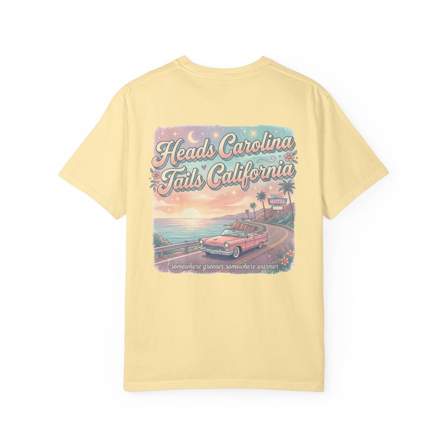 Heads Carolina Tails California T-shirt