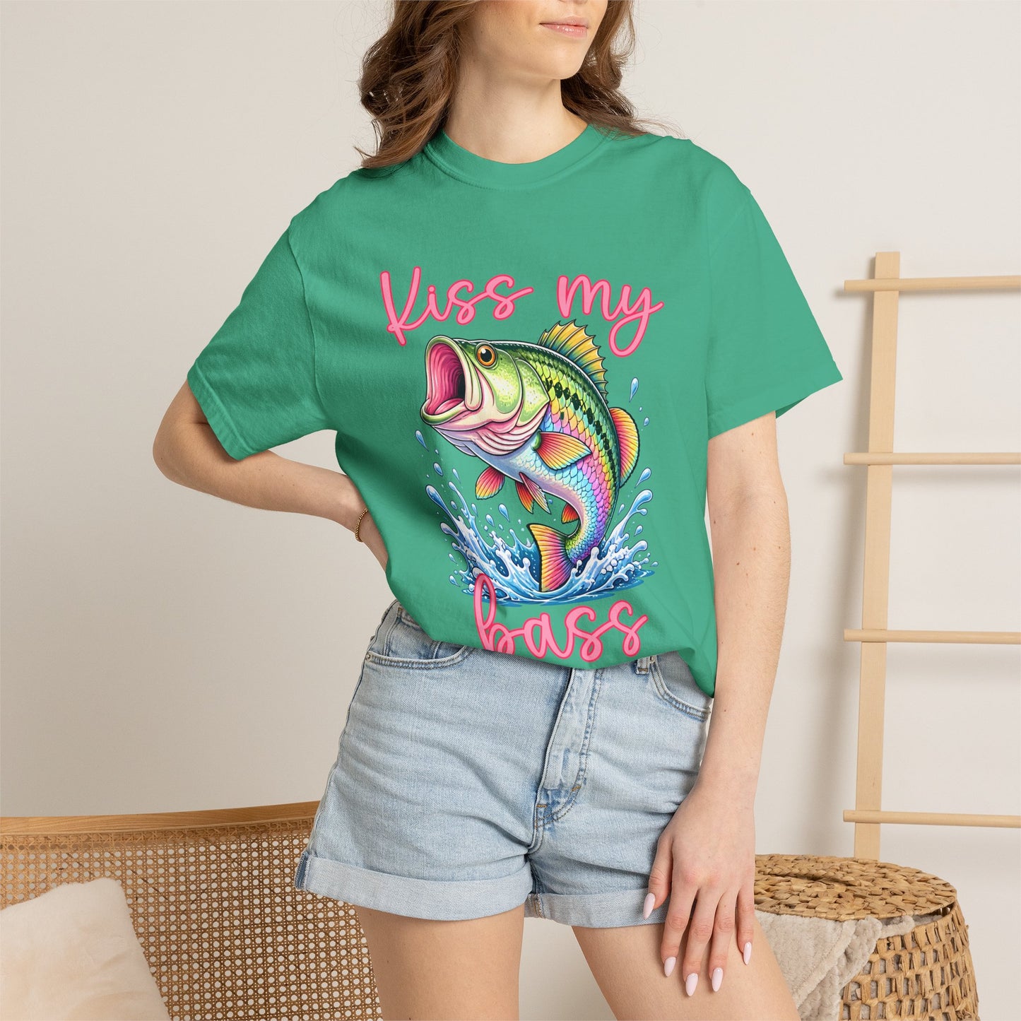 Rainbow Bass Fish T-shirt