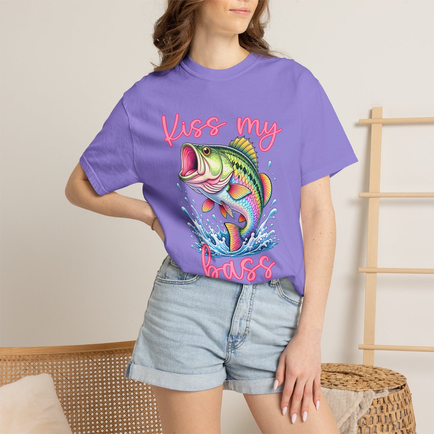 Rainbow Bass Fish T-shirt