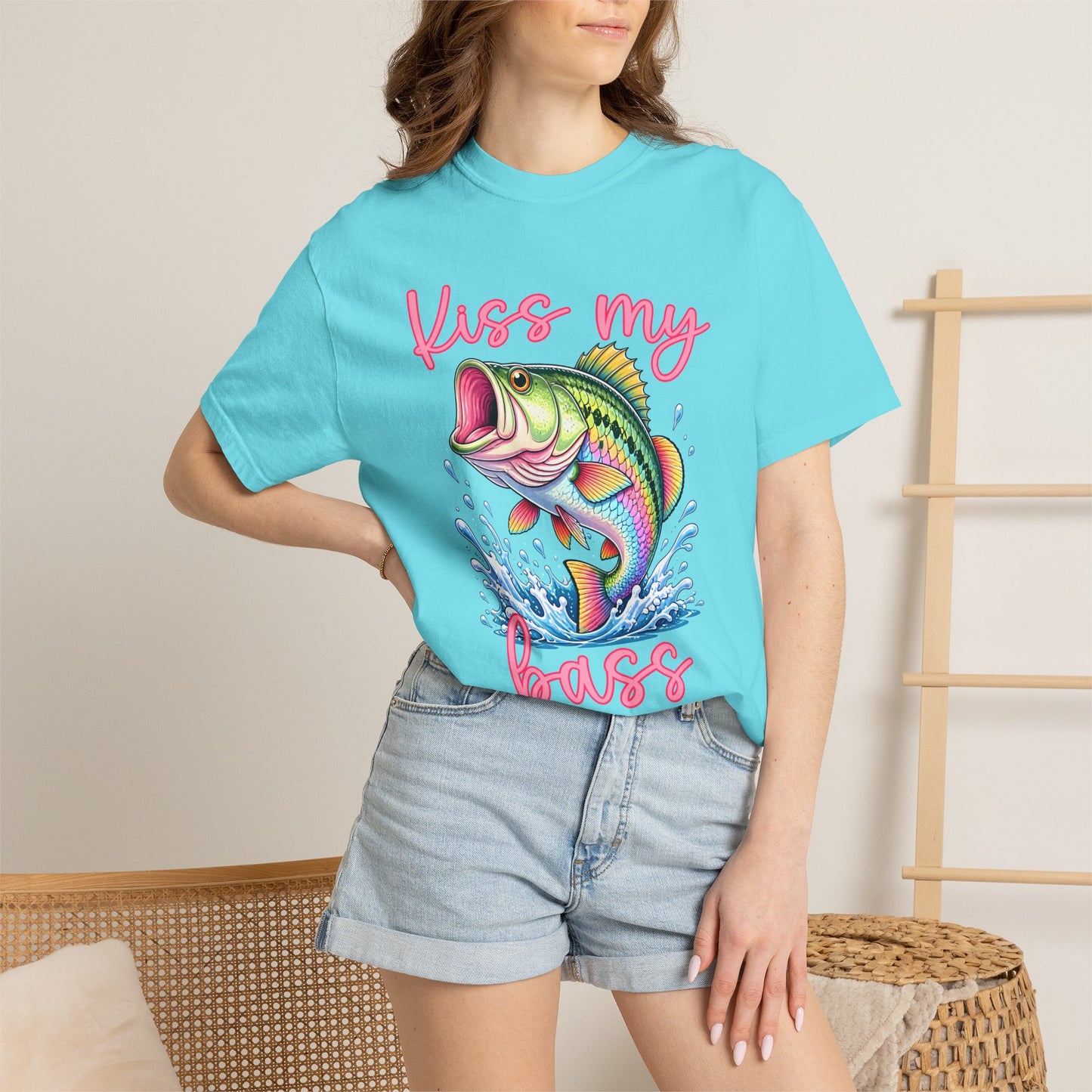 Rainbow Bass Fish T-shirt