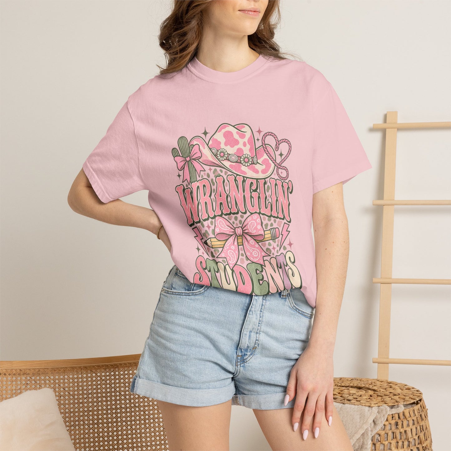 Wranglin’ Students Retro Western T-shirt