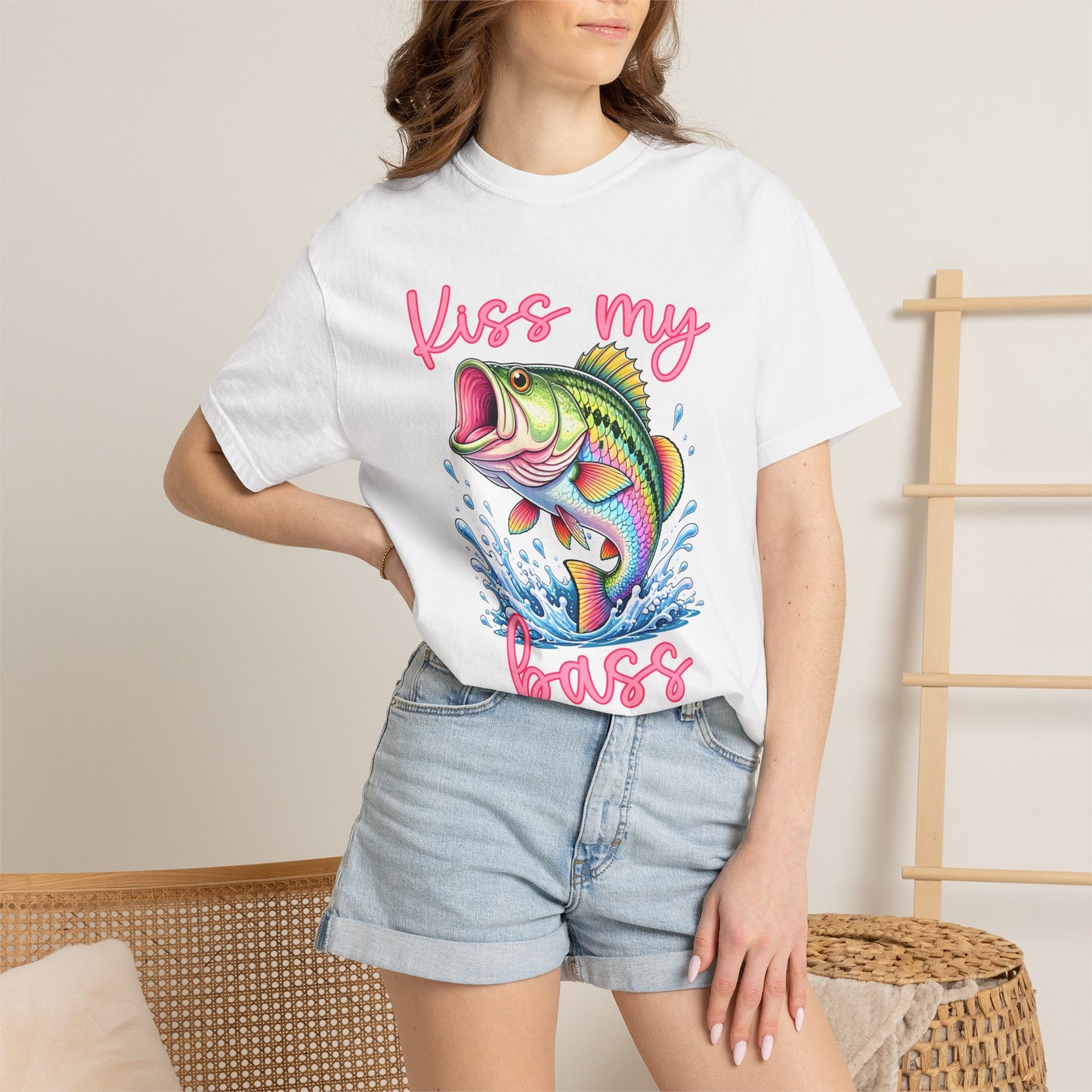 Rainbow Bass Fish T-shirt