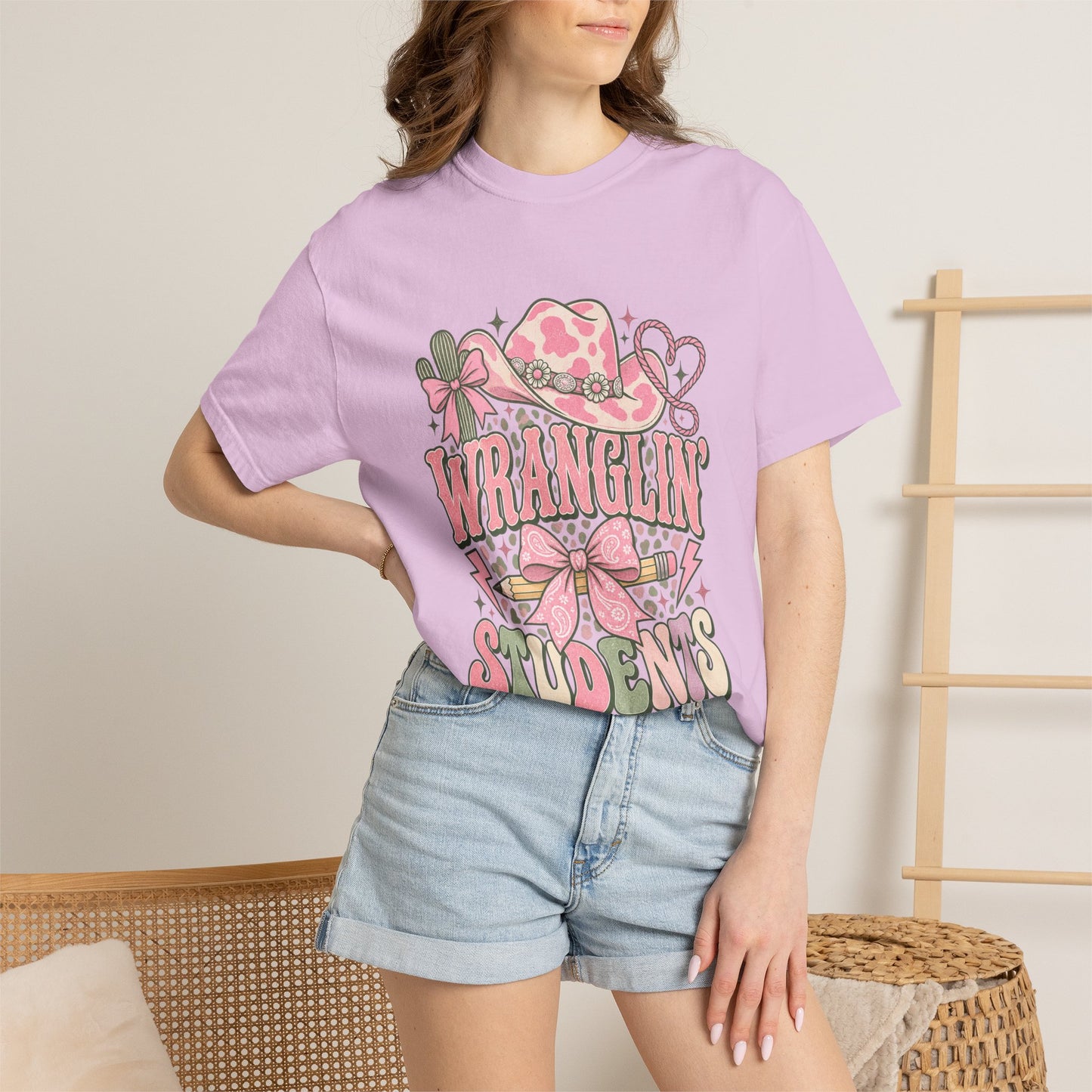 Wranglin’ Students Retro Western T-shirt