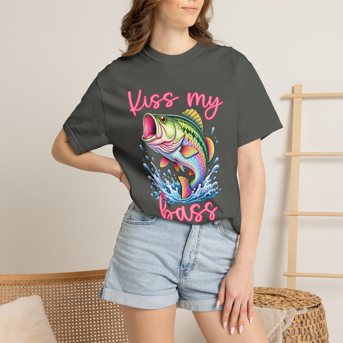 Rainbow Bass Fish T-shirt
