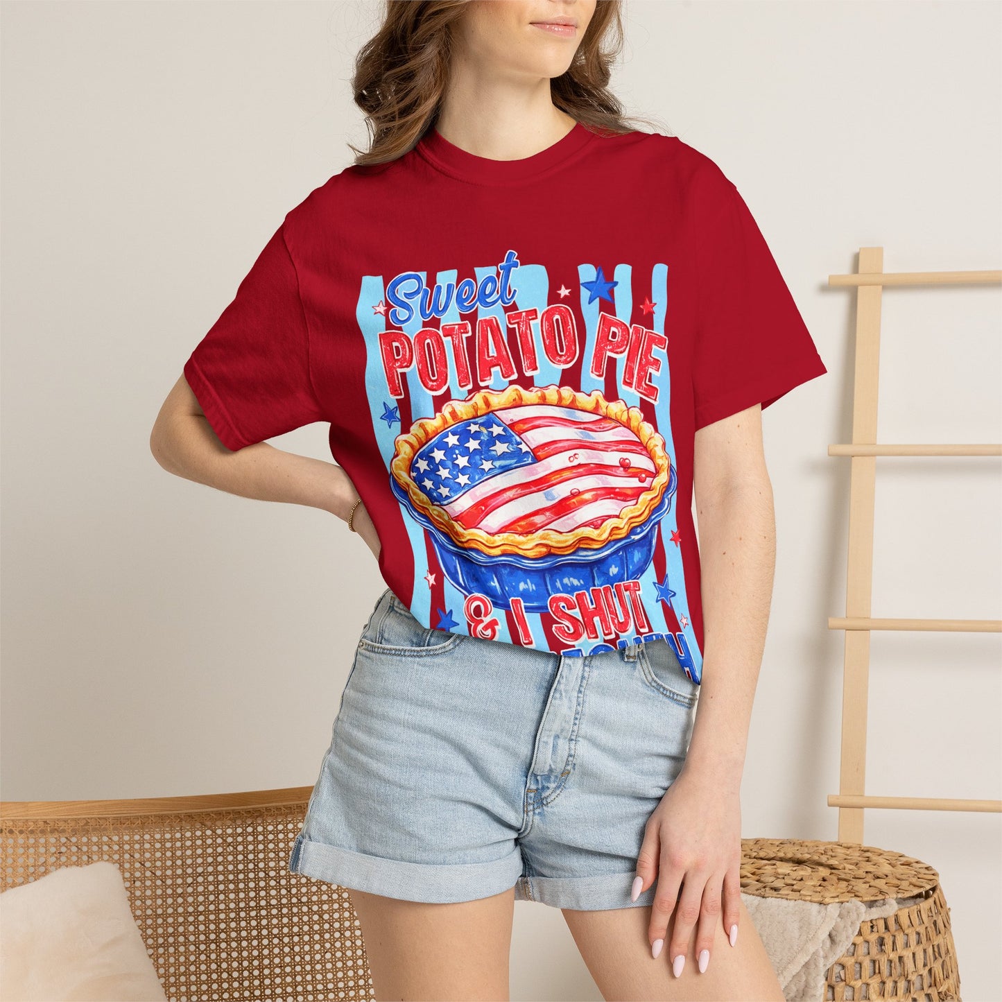 Red, White & Shut My Mouth T-shirt