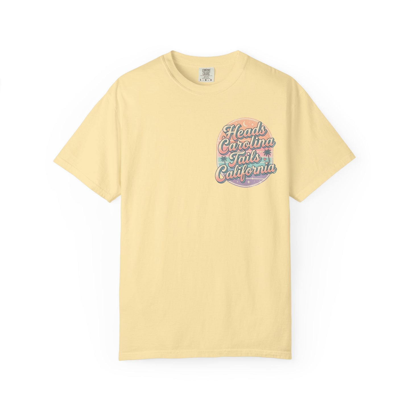 Heads Carolina Tails California T-shirt