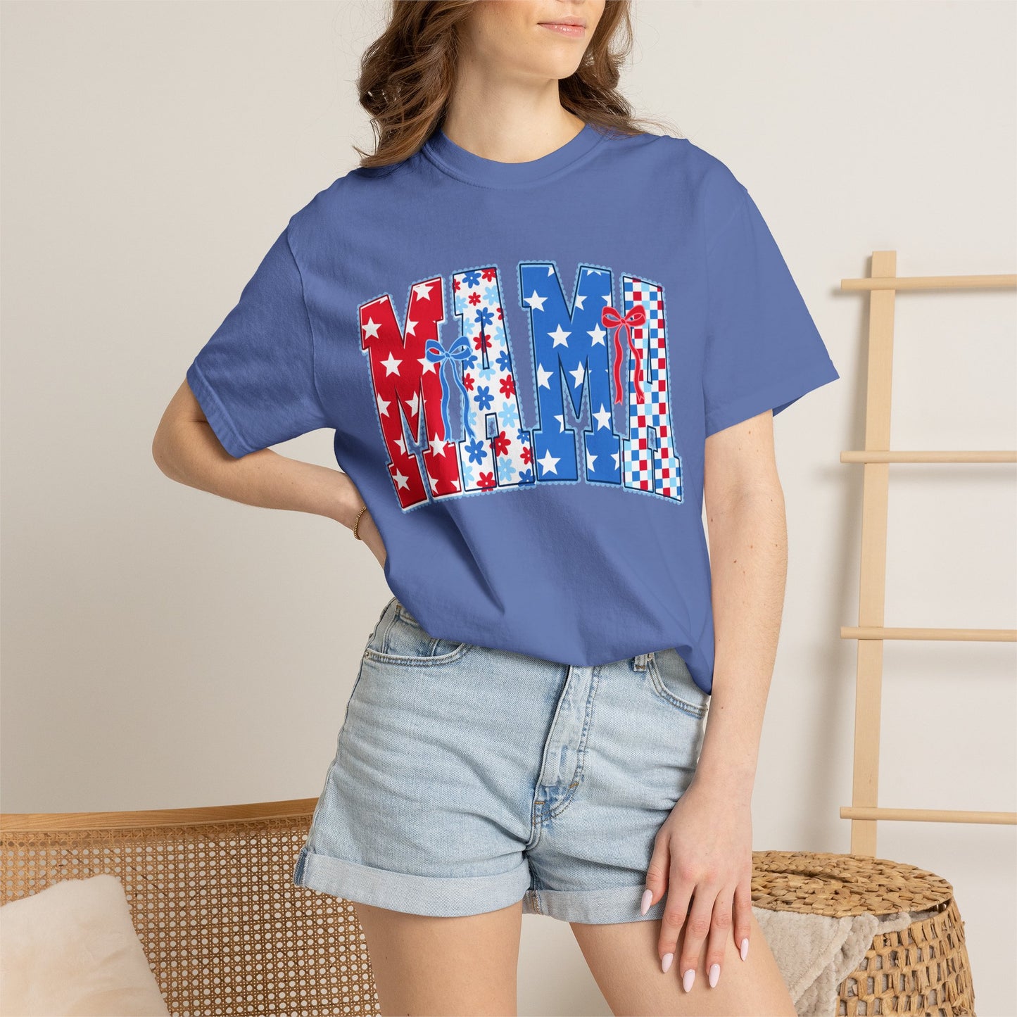Red, White & Blue Mama T-shirt