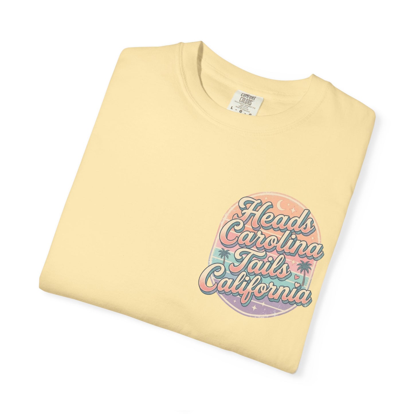 Heads Carolina Tails California T-shirt