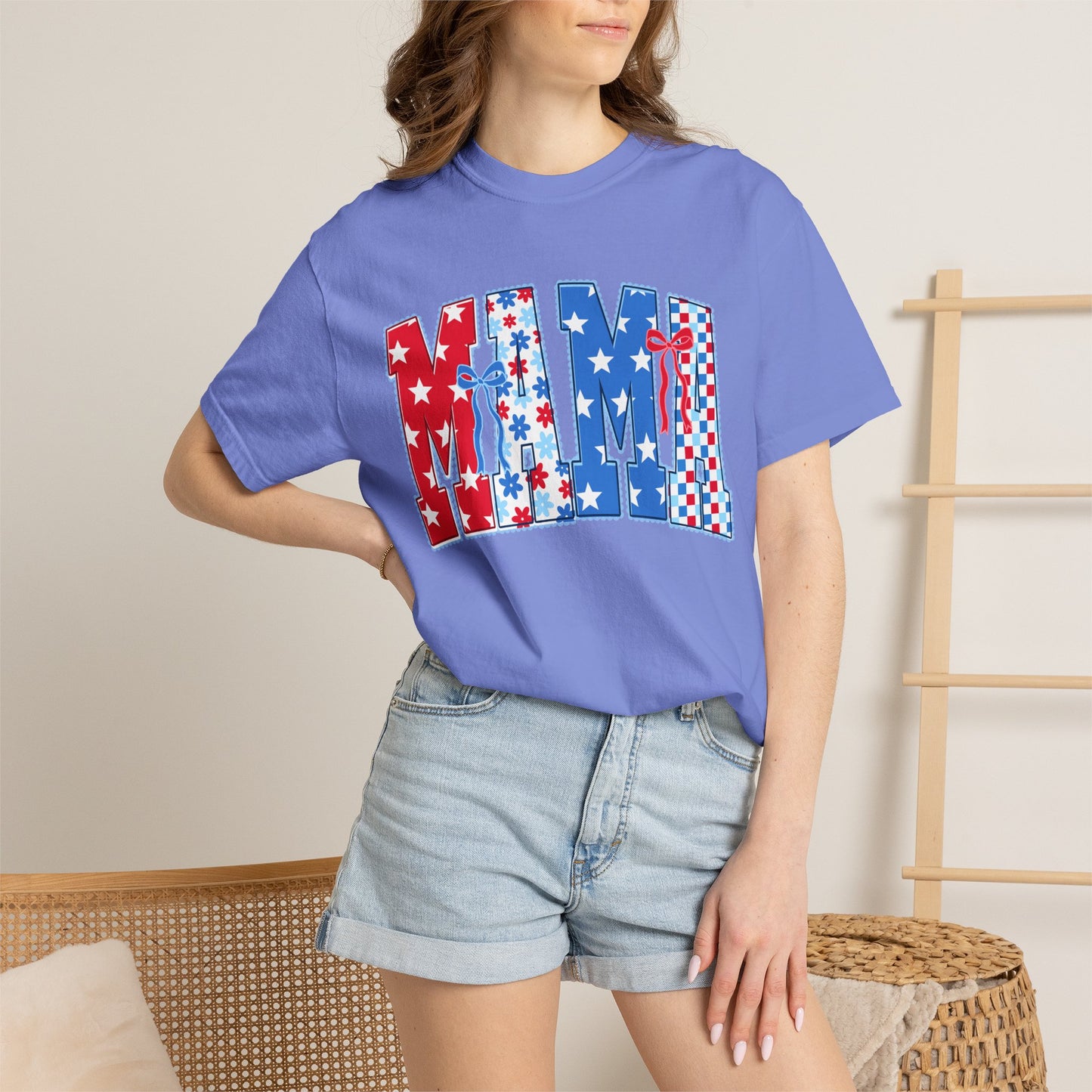 Red, White & Blue Mama T-shirt